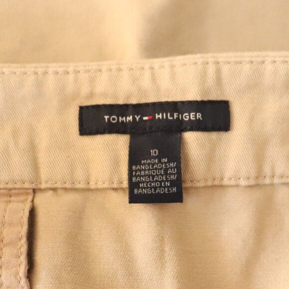 Tommy Hilfiger Women's Tan 10 Casual Pocket Mini Skirt - Picture 10 of 12